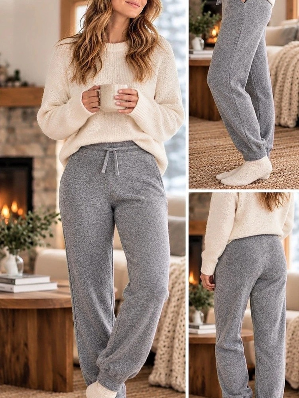 Marine Layer Cashmere Jogger Pants in Gray